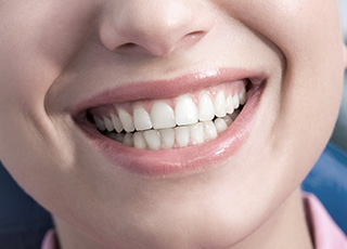Closeup of whole healthy smile
